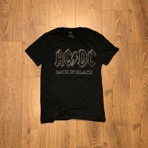 AC/DC graphic back in black t-shirt